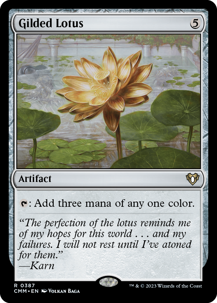 Gilded Lotus [Commander Masters] | Spectrum Games