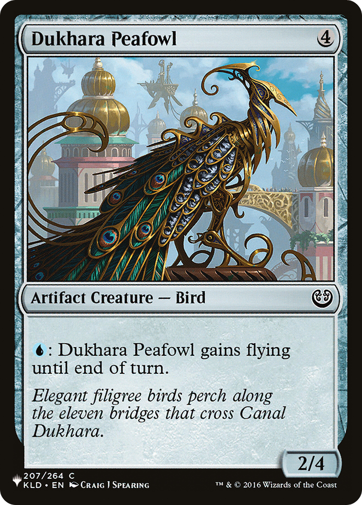 Dukhara Peafowl [The List] | Spectrum Games