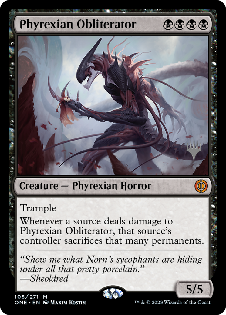 Phyrexian Obliterator (Promo Pack) [Phyrexia: All Will Be One Promos] | Spectrum Games