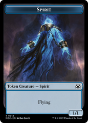 Spirit (9) // Spirit (13) Double-Sided Token [March of the Machine Commander Tokens] | Spectrum Games