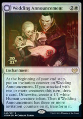 Wedding Announcement // Wedding Festivity [Innistrad: Crimson Vow Prerelease Promos] | Spectrum Games