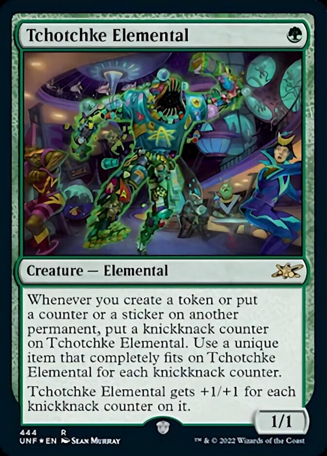 Tchotchke Elemental (Galaxy Foil) [Unfinity] | Spectrum Games