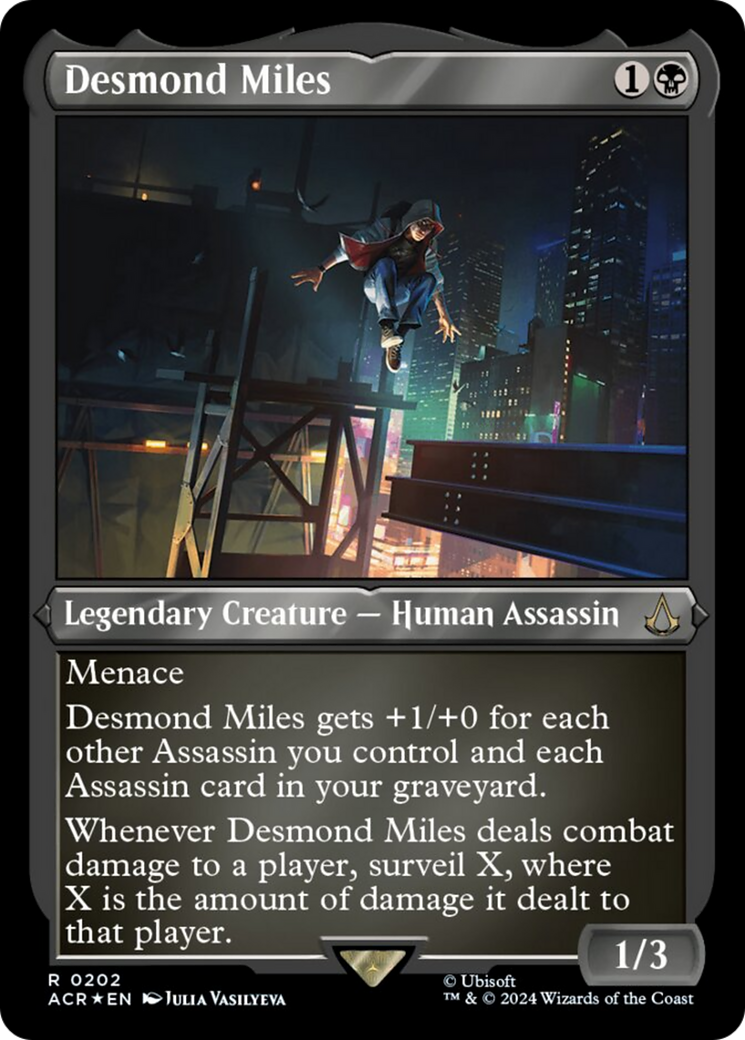 Desmond Miles (Foil Etched) [Assassin's Creed] | Spectrum Games
