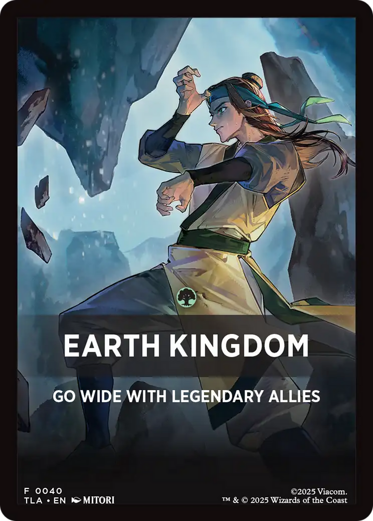 Earth Kingdom Theme Card [Avatar: The Last Airbender Tokens] | Spectrum Games