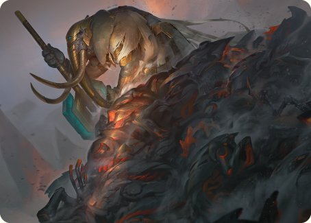 Against All Odds Art Card [Phyrexia: All Will Be One Art Series] | Spectrum Games