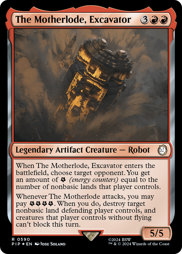 The Motherlode, Excavator (Surge Foil) [Fallout] | Spectrum Games