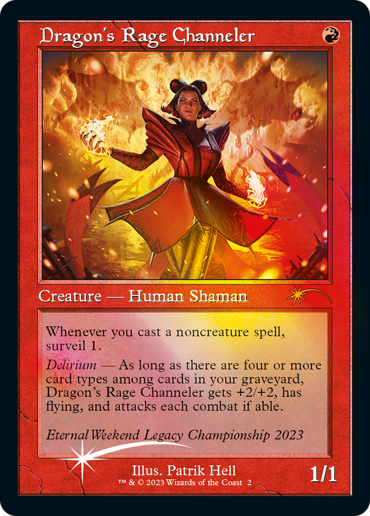 Dragon's Rage Channeler (Retro Frame) [MagicFest 2023] | Spectrum Games