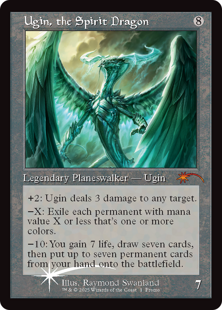 Ugin, the Spirit Dragon (Retro Frame) [Secret Lair Drop Series] | Spectrum Games