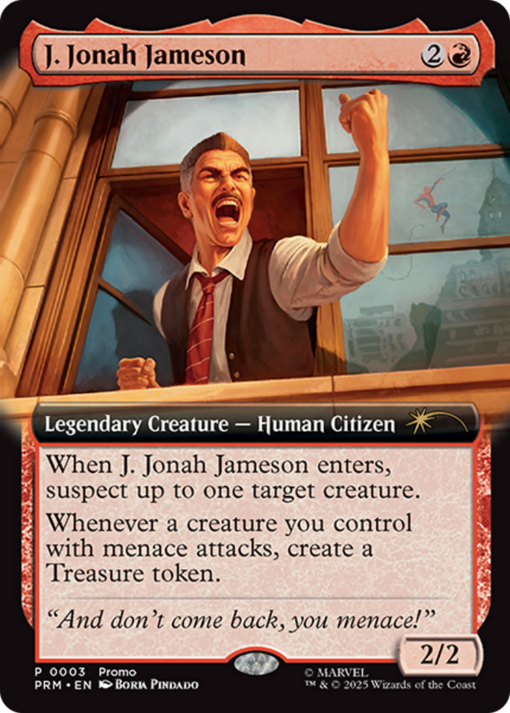 J. Jonah Jameson (Extended Art) [Marvel's Spider-Man Promos] | Spectrum Games