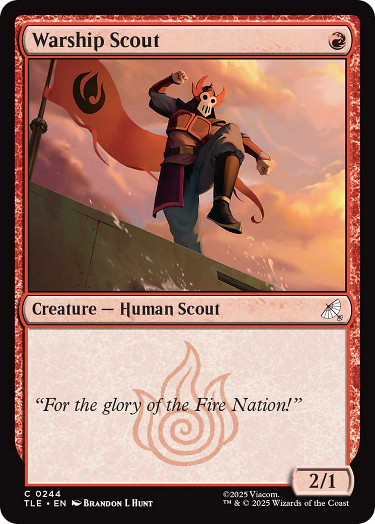 Warship scout [Avatar: The Last Airbender: Eternal-Legal] | Spectrum Games