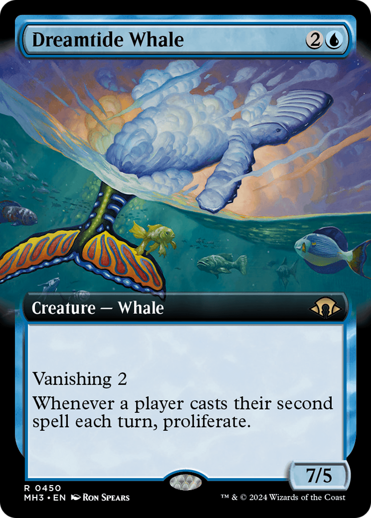 Dreamtide Whale (Extended Art) [Modern Horizons 3] | Spectrum Games