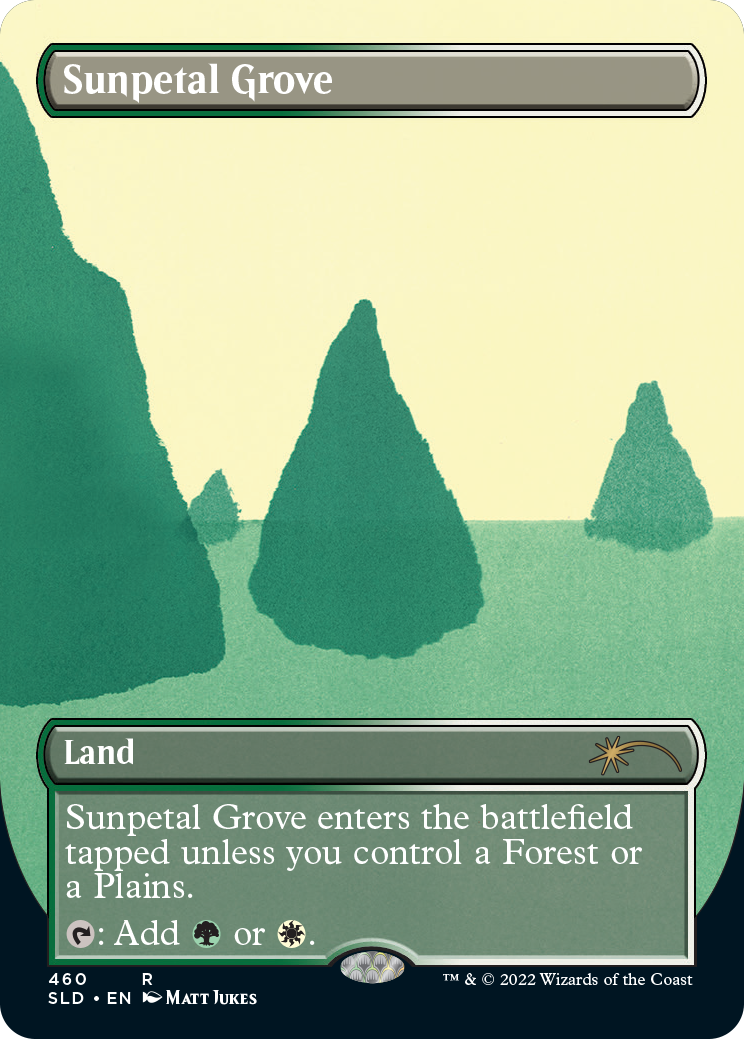 Sunpetal Grove (Borderless) [Secret Lair Drop Series] | Spectrum Games