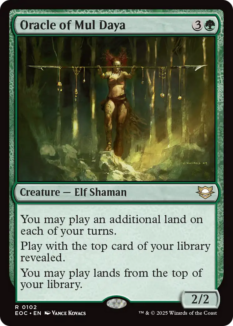 Oracle of Mul Daya [Edge of Eternities Commander] | Spectrum Games
