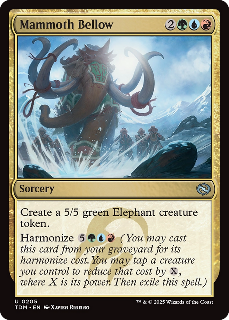 Mammoth Bellow [Tarkir: Dragonstorm] | Spectrum Games