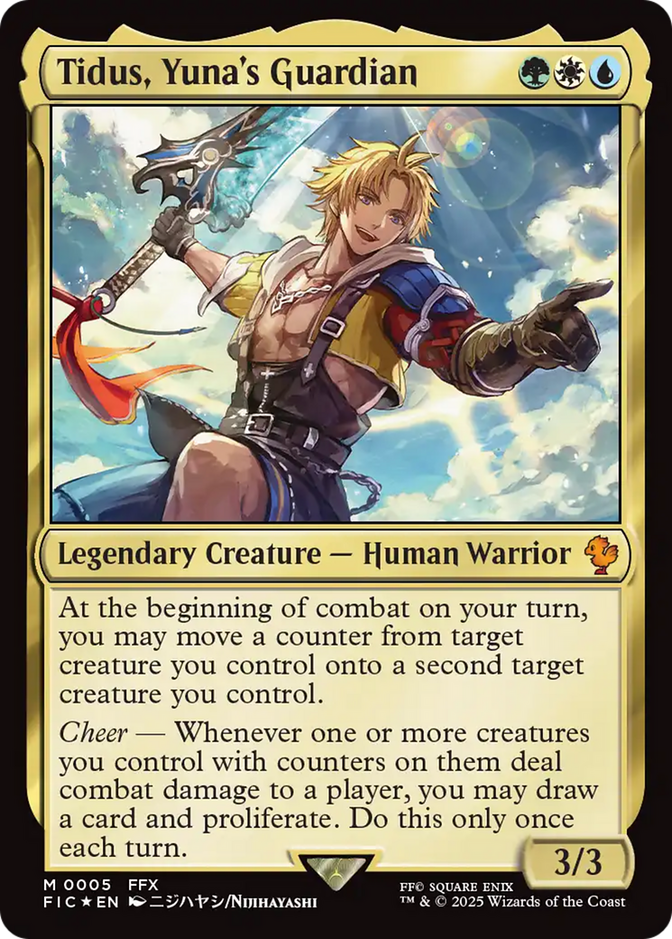 Tidus, Yuna's Guardian [FINAL FANTASY Commander] | Spectrum Games