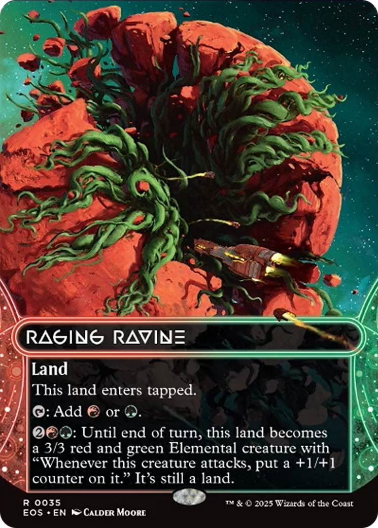 Raging Ravine (0035) (Borderless) [Edge of Eternities: Stellar Sights] | Spectrum Games