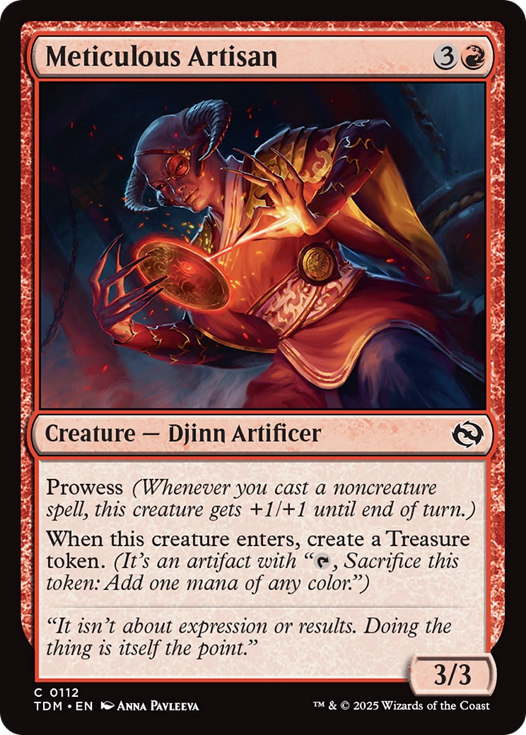 Meticulous Artisan [Tarkir: Dragonstorm] | Spectrum Games