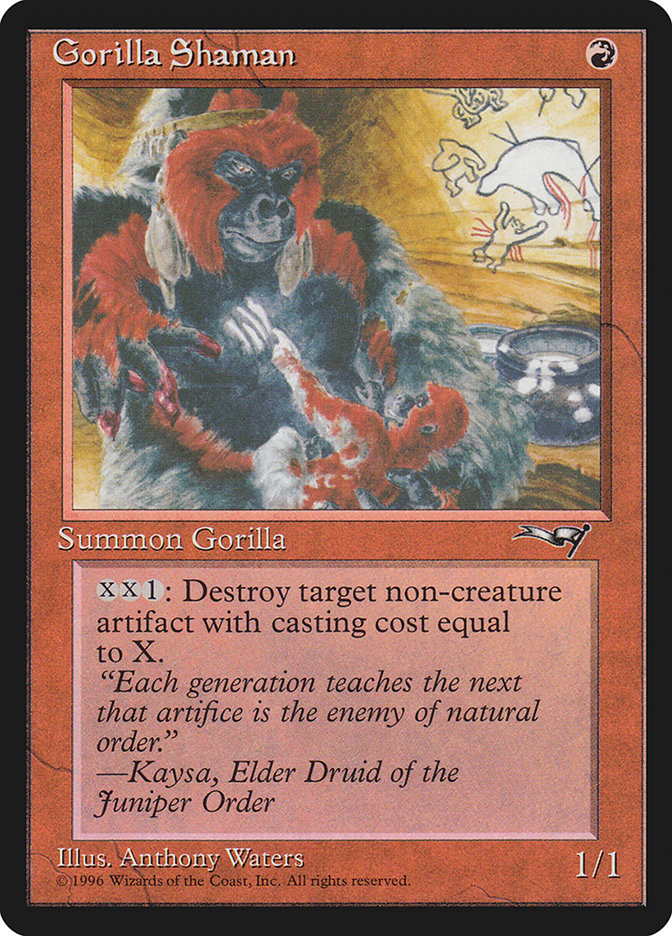 Gorilla Shaman (Holding Child) [Alliances] | Spectrum Games