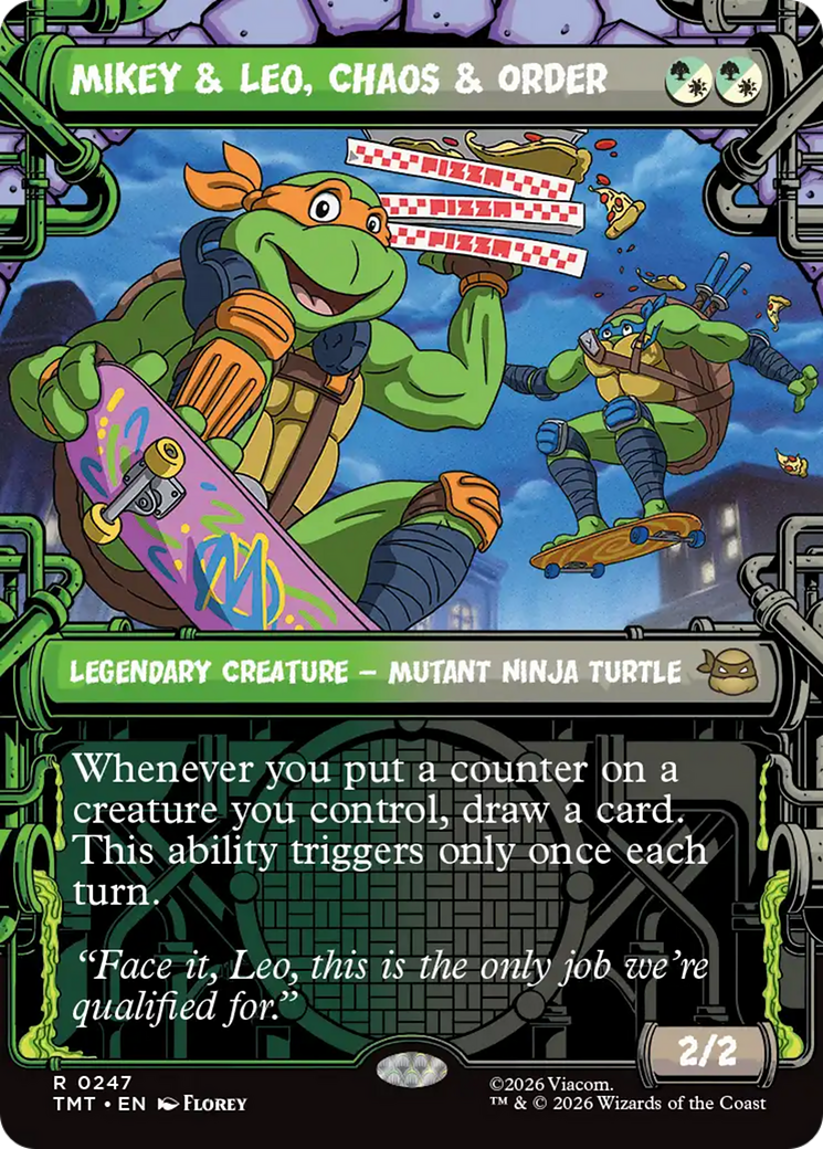Mikey & Leo, Chaos & Order (Showcase) [Teenage Mutant Ninja Turtles] | Spectrum Games
