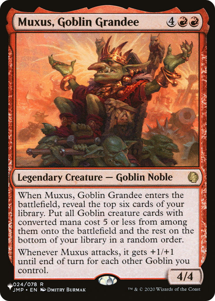 Muxus, Goblin Grandee [The List] | Spectrum Games