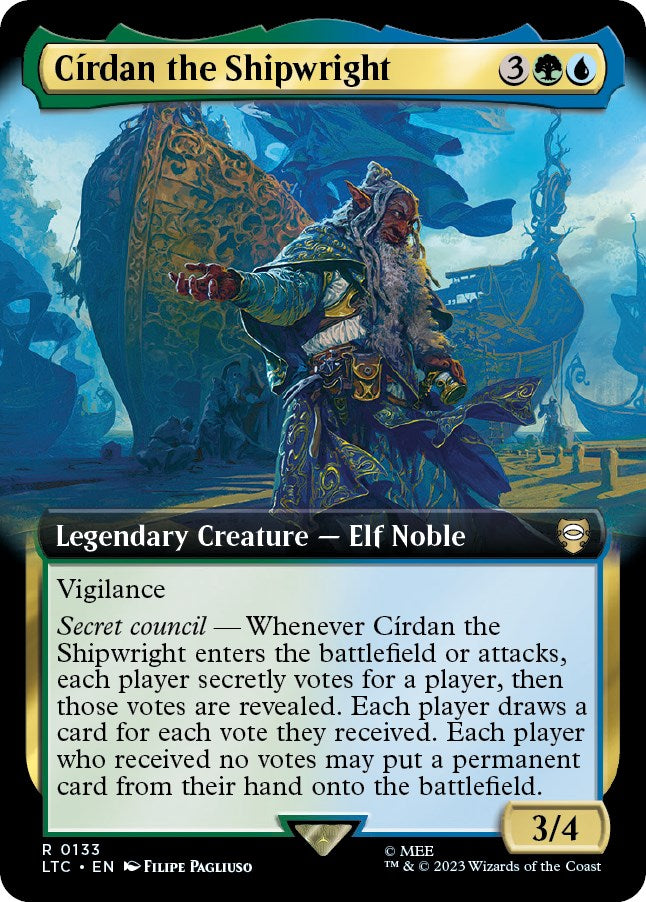 Cirdan the Shipwright (Extended Art) [The Lord of the Rings: Tales of Middle-Earth Commander] | Spectrum Games