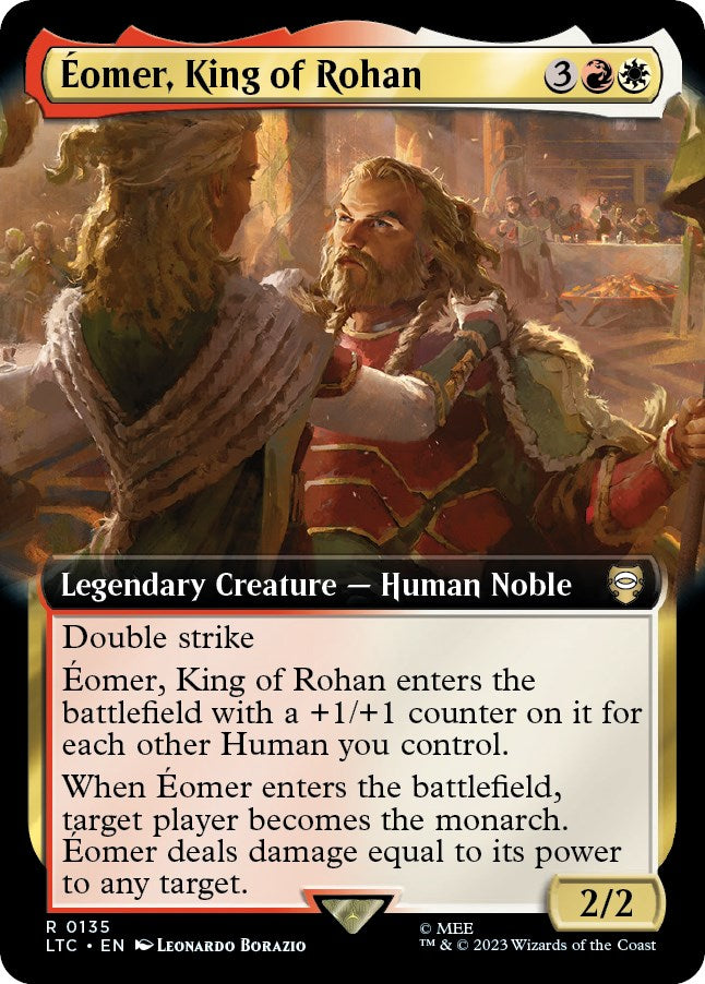 Eomer, King of Rohan (Extended Art) [The Lord of the Rings: Tales of Middle-Earth Commander] | Spectrum Games