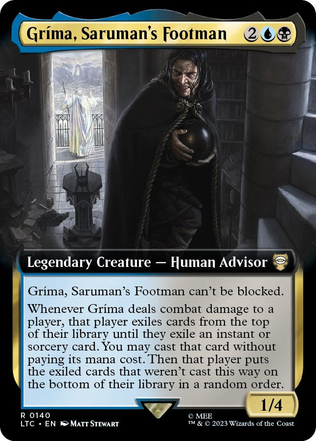 Grima, Saruman's Footman (Extended Art) [The Lord of the Rings: Tales of Middle-Earth Commander] | Spectrum Games