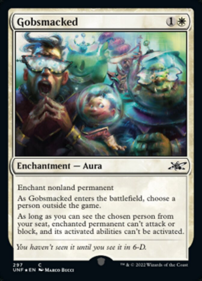 Gobsmacked (Galaxy Foil) [Unfinity] | Spectrum Games