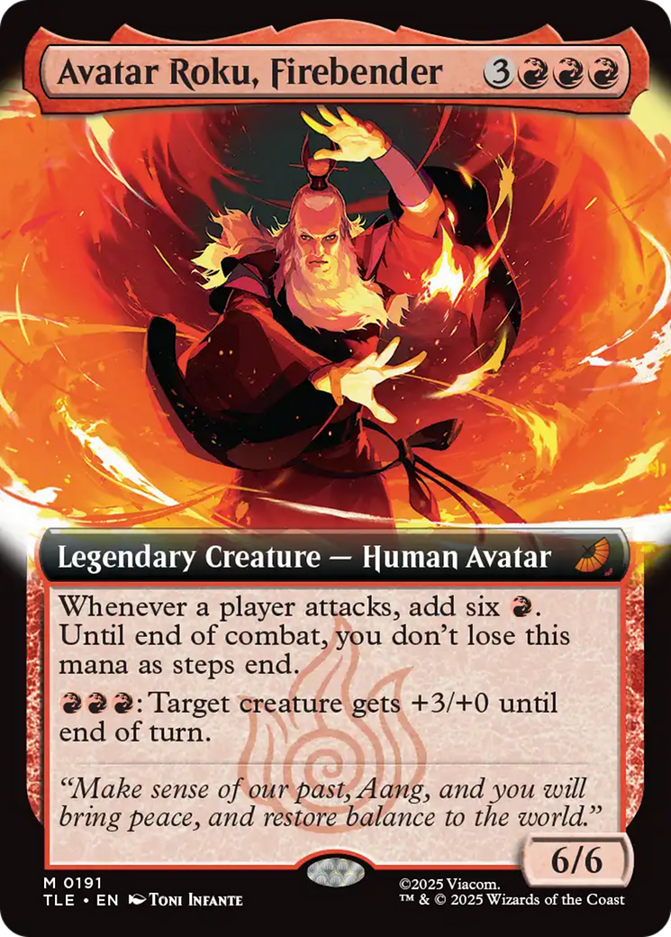 Avatar Roku, Firebender (Extended Art) [Avatar: The Last Airbender: Eternal-Legal] | Spectrum Games