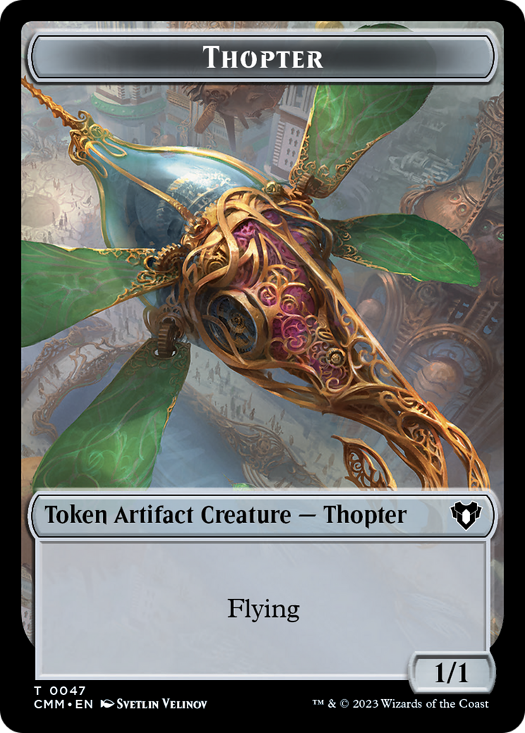 Thopter Token [Commander Masters Tokens] | Spectrum Games