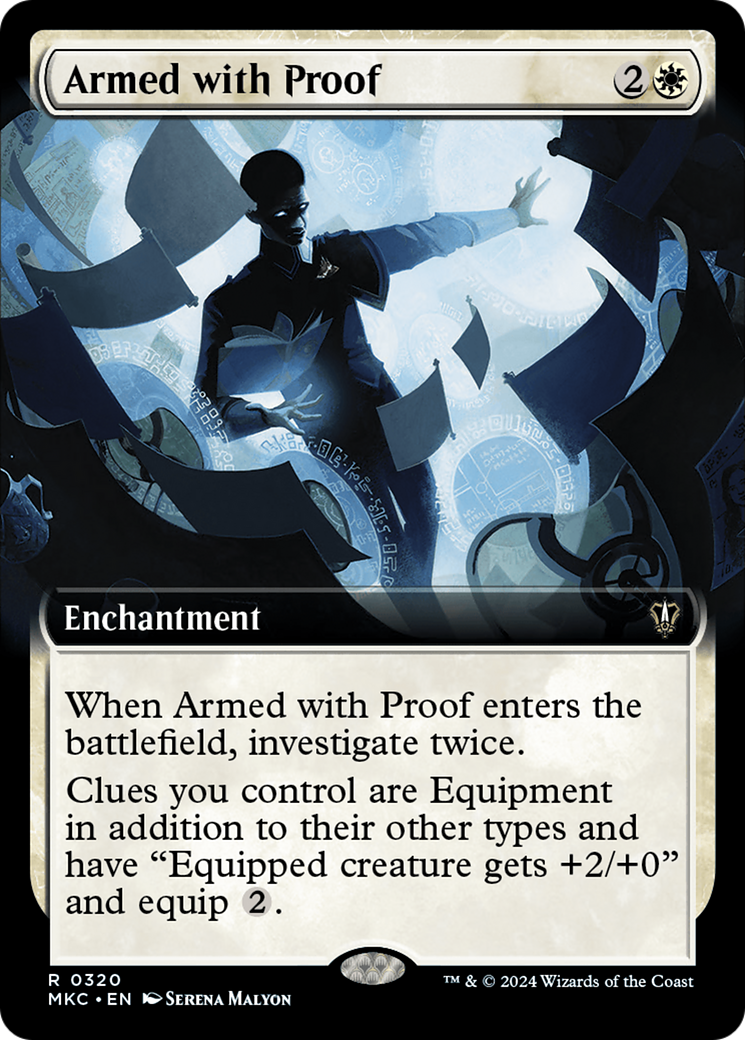 Armed with Proof (Extended Art) [Murders at Karlov Manor Commander] | Spectrum Games