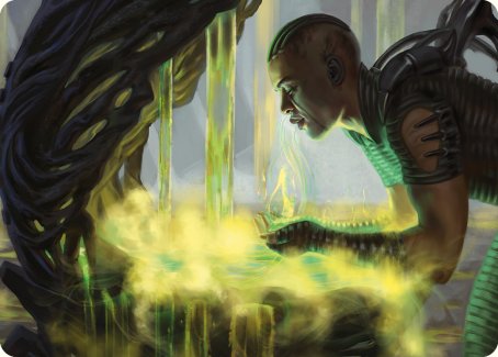 Necrogen Communion Art Card [Phyrexia: All Will Be One Art Series] | Spectrum Games