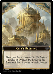 City's Blessing // Rat Double-Sided Token [Commander Masters Tokens] | Spectrum Games