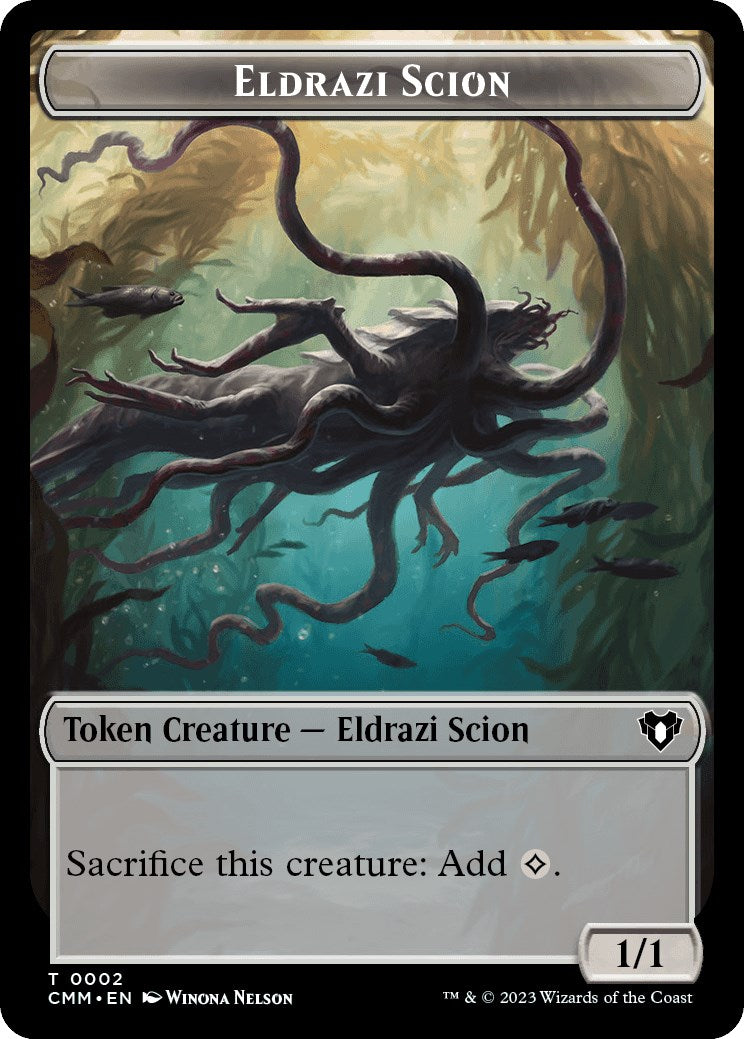 Eldrazi Scion // Satyr Double-Sided Token [Commander Masters Tokens] | Spectrum Games