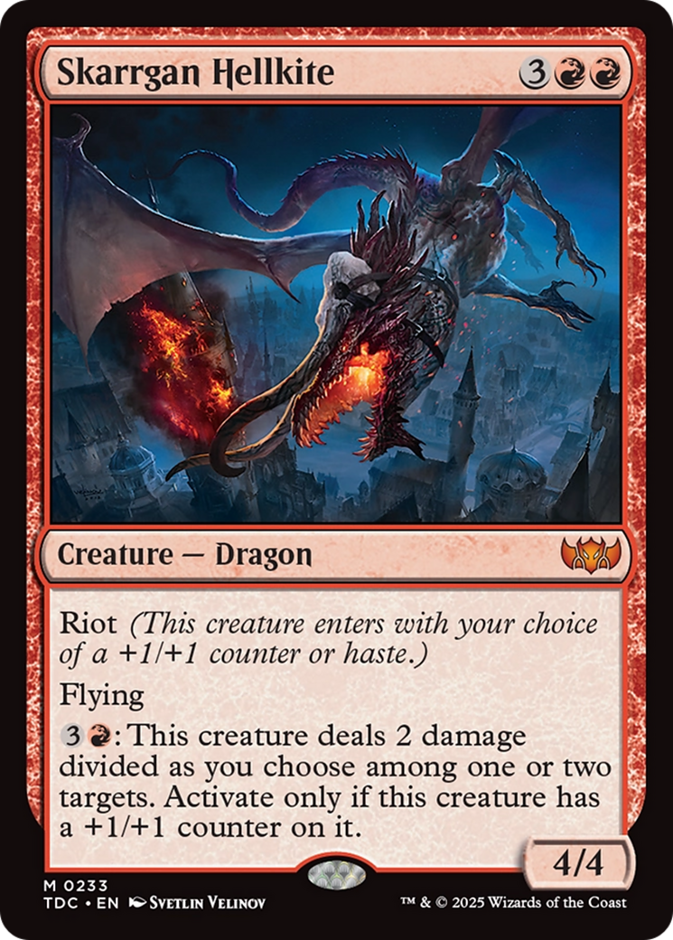 Skarrgan Hellkite [Tarkir: Dragonstorm Commander] | Spectrum Games