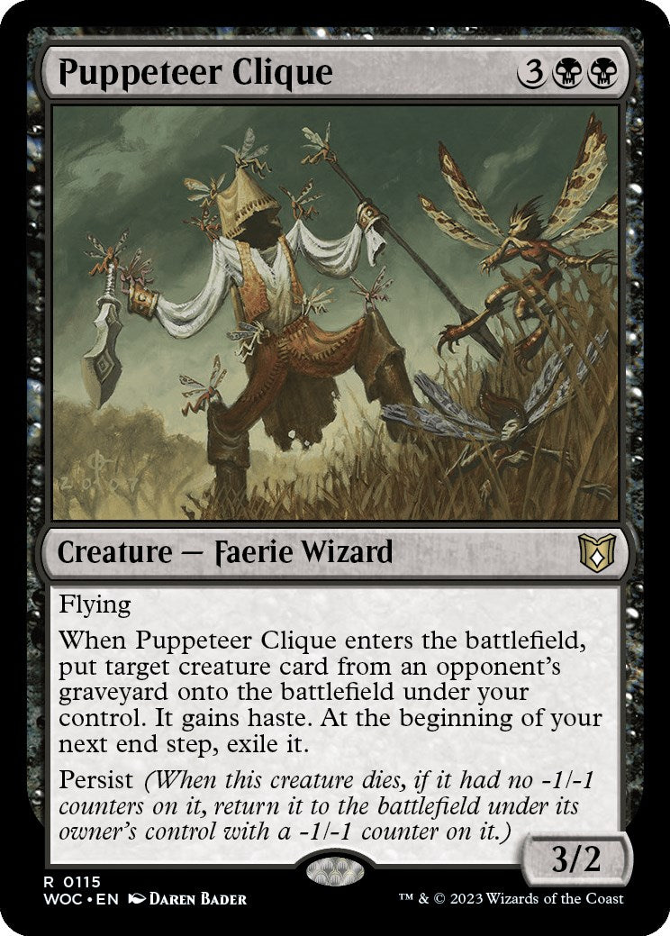 Puppeteer Clique [Wilds of Eldraine Commander] | Spectrum Games