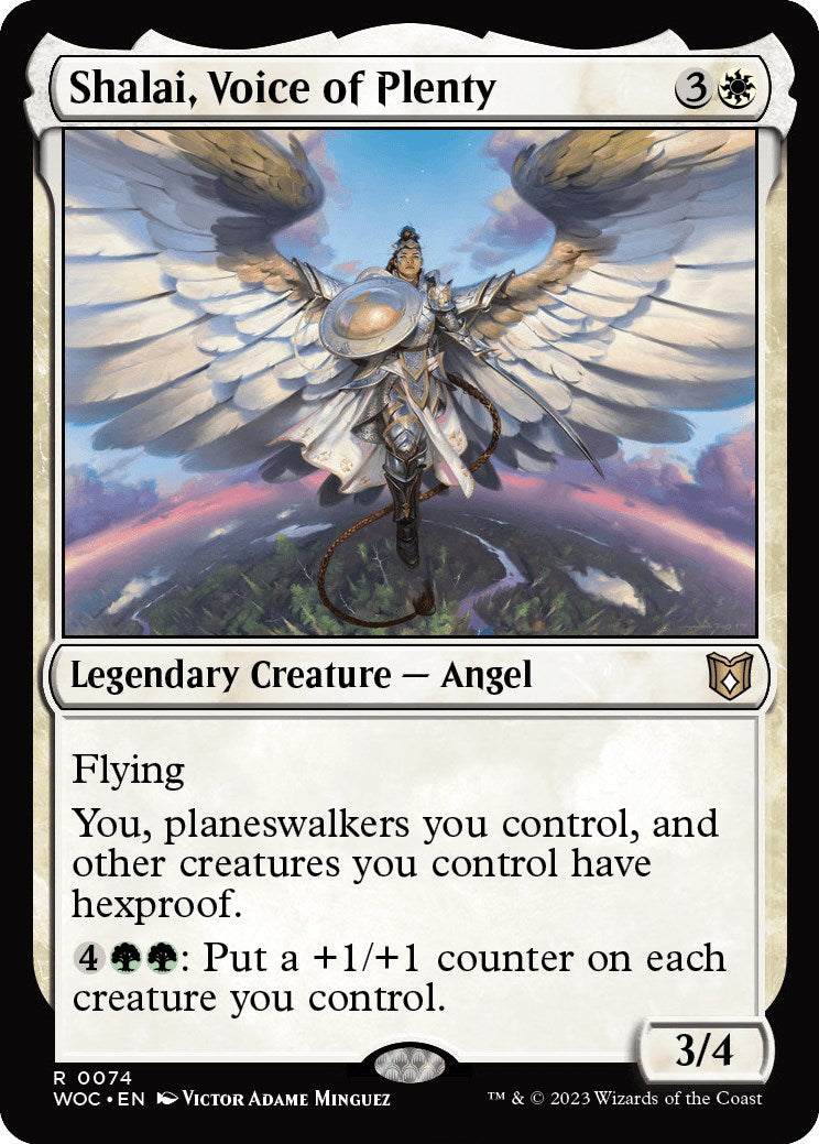 Shalai, Voice of Plenty [Wilds of Eldraine Commander] | Spectrum Games