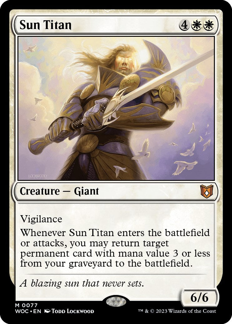Sun Titan [Wilds of Eldraine Commander] | Spectrum Games