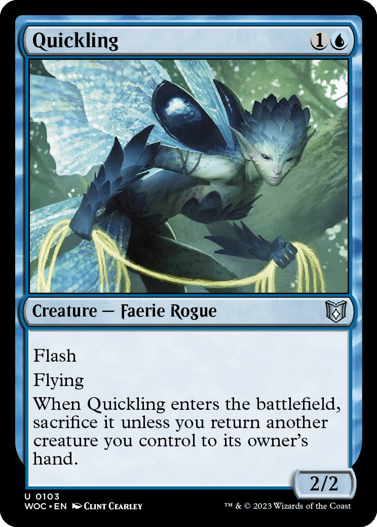 Quickling [Wilds of Eldraine Commander] | Spectrum Games