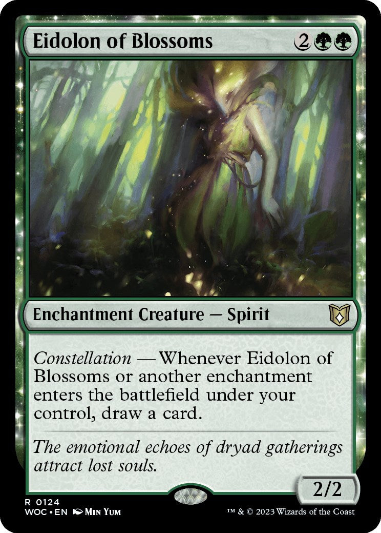 Eidolon of Blossoms [Wilds of Eldraine Commander] | Spectrum Games