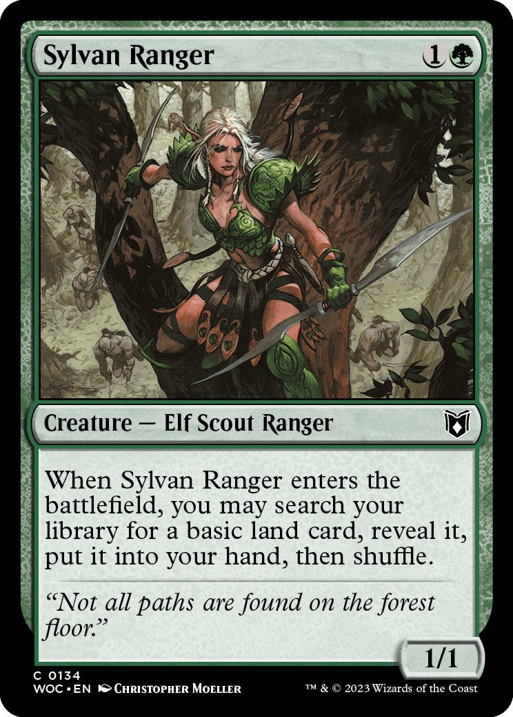 Sylvan Ranger [Wilds of Eldraine Commander] | Spectrum Games