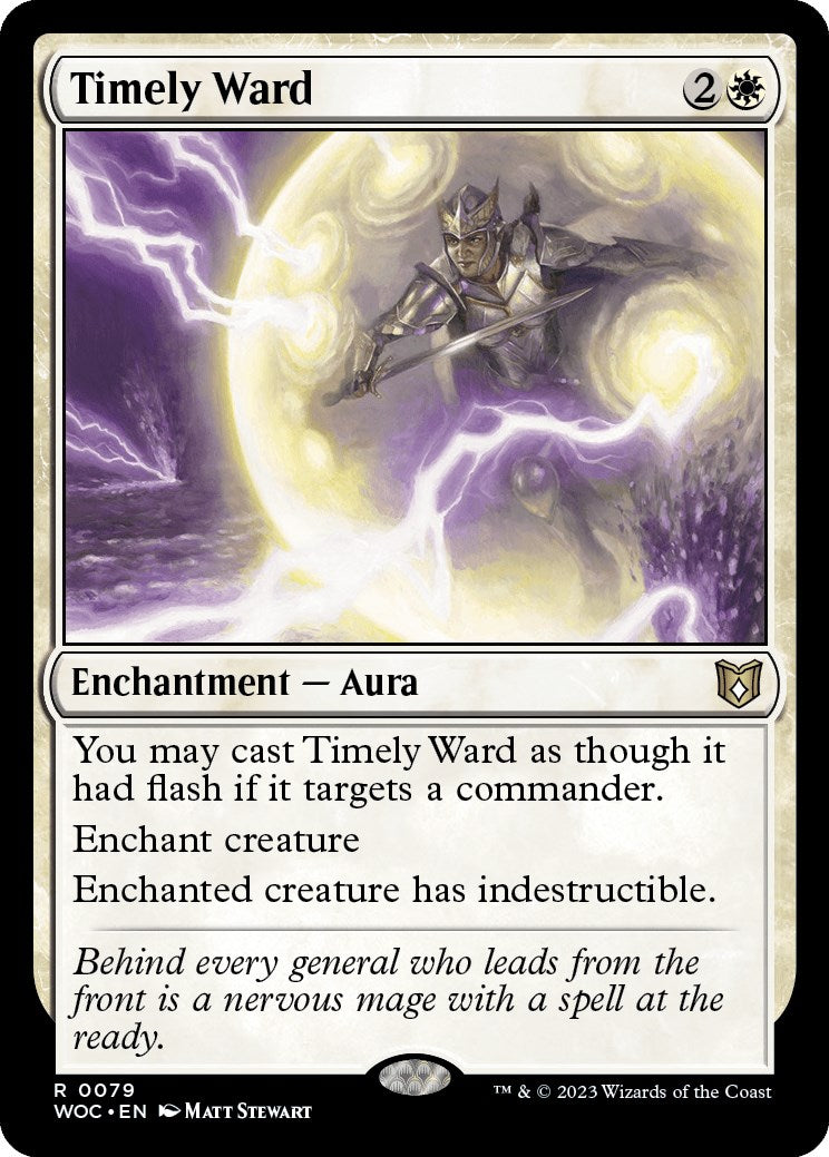 Timely Ward [Wilds of Eldraine Commander] | Spectrum Games