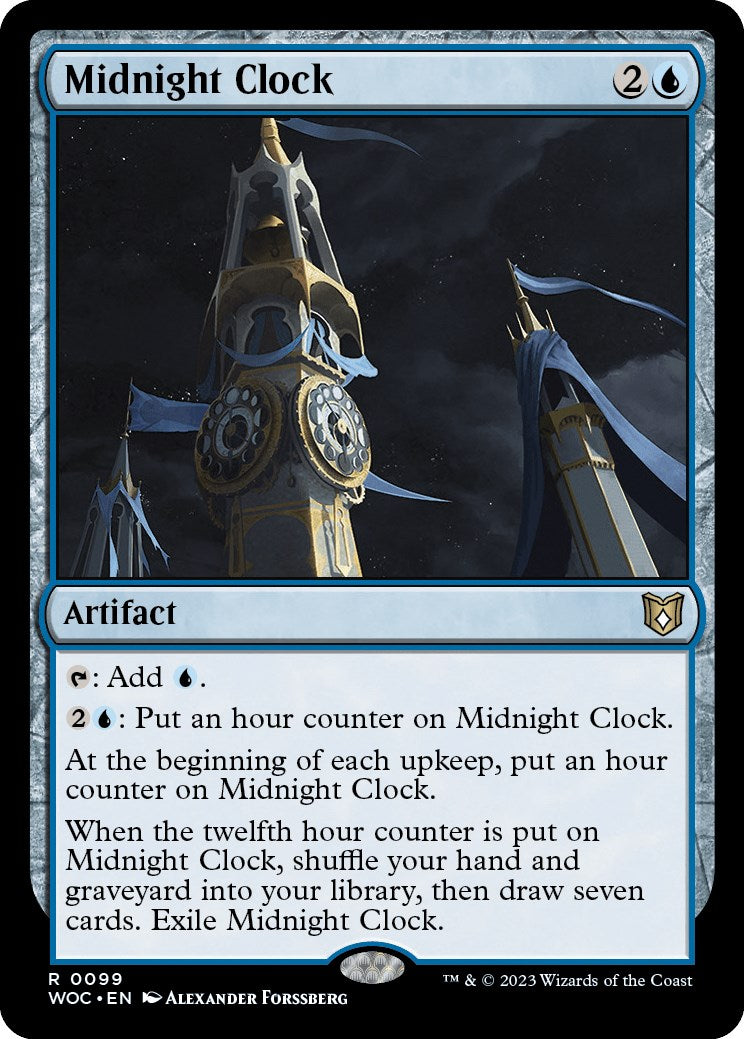 Midnight Clock [Wilds of Eldraine Commander] | Spectrum Games