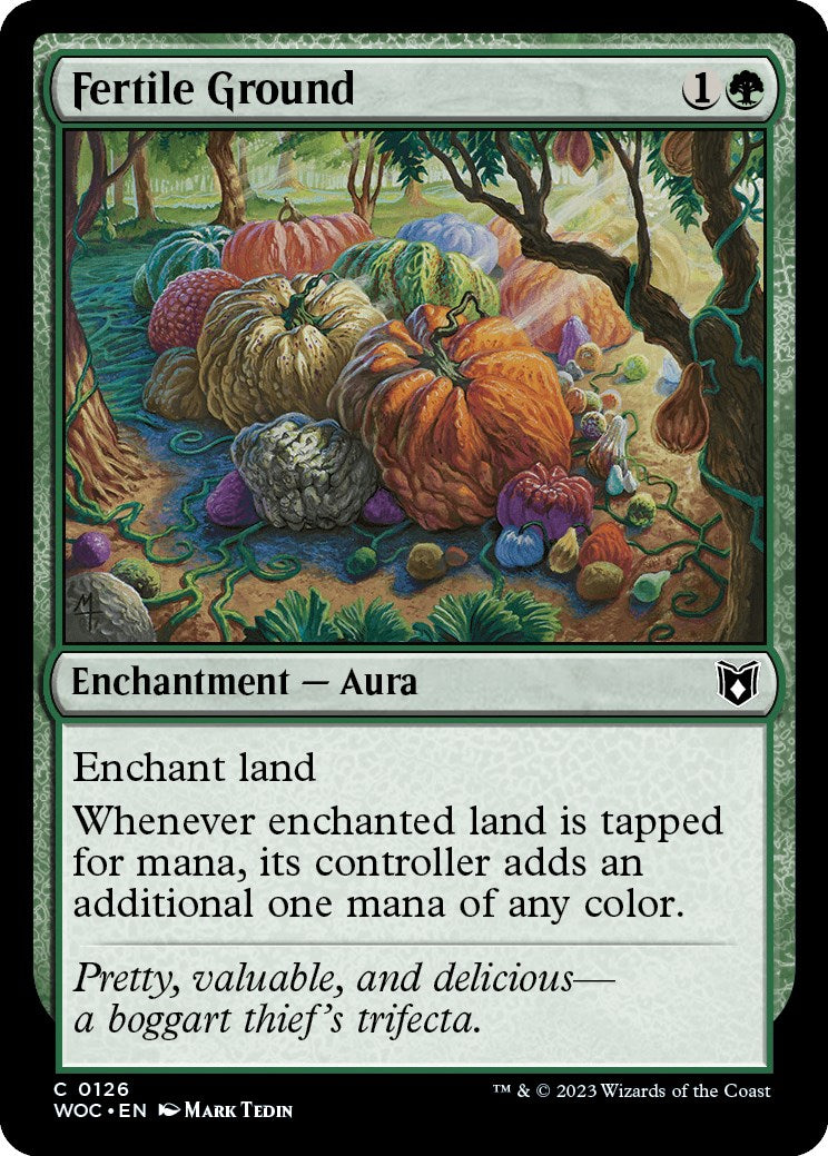 Fertile Ground [Wilds of Eldraine Commander] | Spectrum Games