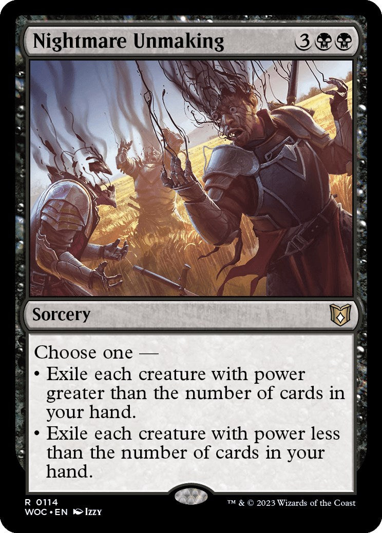 Nightmare Unmaking [Wilds of Eldraine Commander] | Spectrum Games