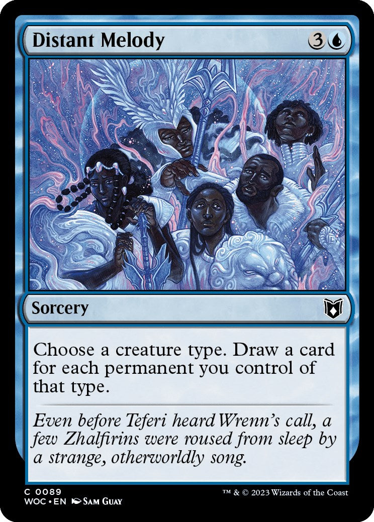 Distant Melody [Wilds of Eldraine Commander] | Spectrum Games