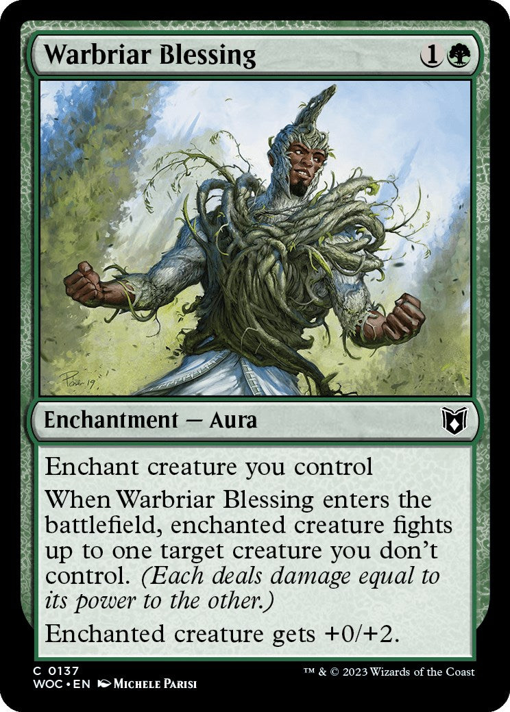 Warbriar Blessing [Wilds of Eldraine Commander] | Spectrum Games