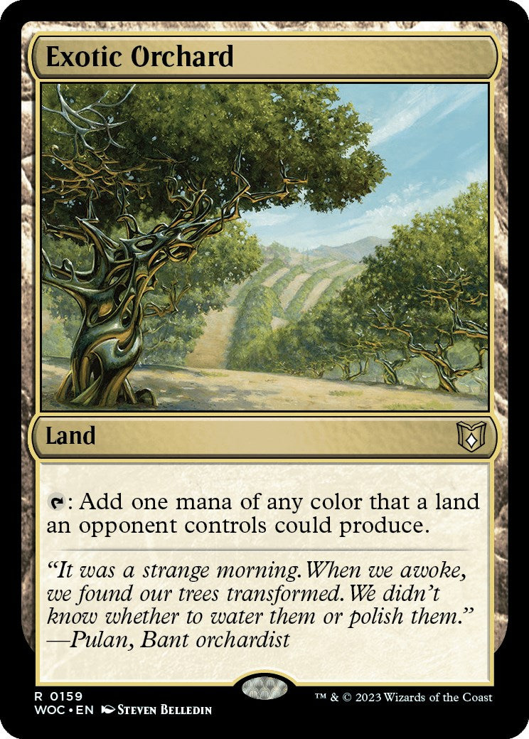 Exotic Orchard [Wilds of Eldraine Commander] | Spectrum Games