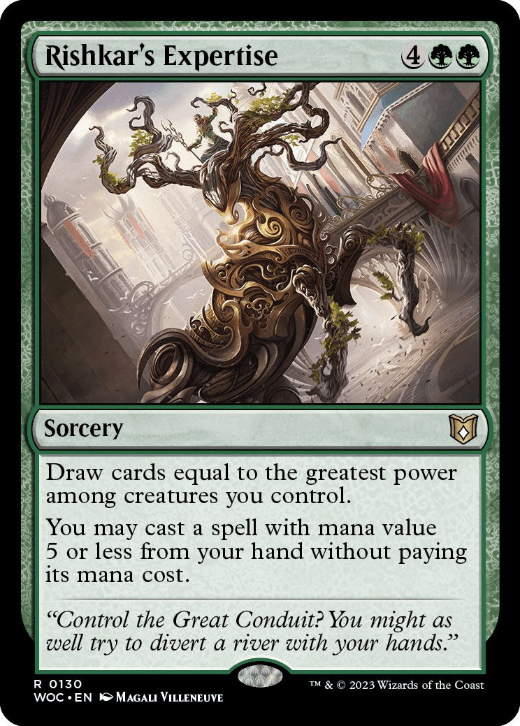 Rishkar's Expertise [Wilds of Eldraine Commander] | Spectrum Games