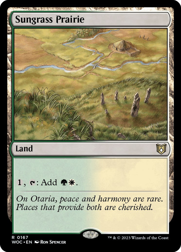 Sungrass Prairie [Wilds of Eldraine Commander] | Spectrum Games